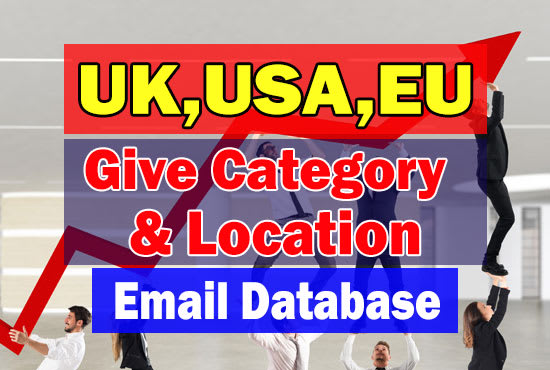 I will collect UK USA eu email list database by location and category