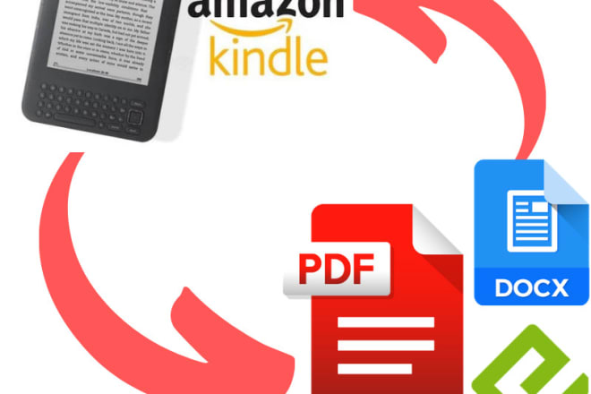 I will convert and format your amazon kindle to pdf