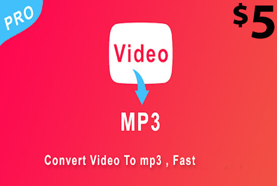 I will convert any video to mp4, youtube video to mp3