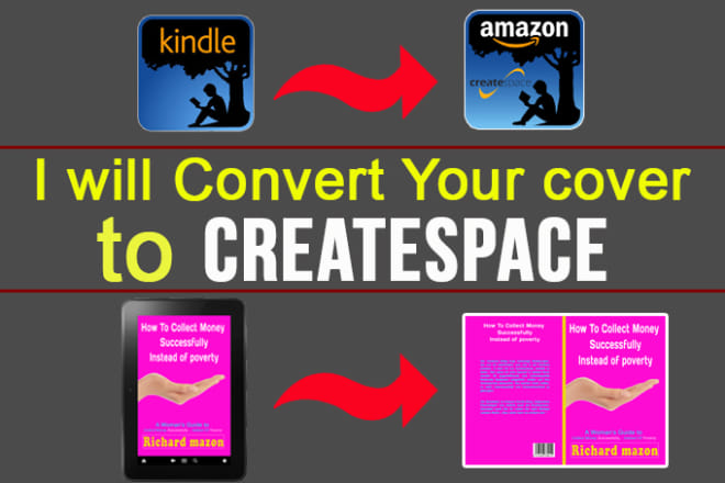 I will convert current cover design to createspace or ingramspark