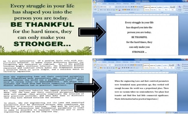 I will convert images to text on microsoft office word