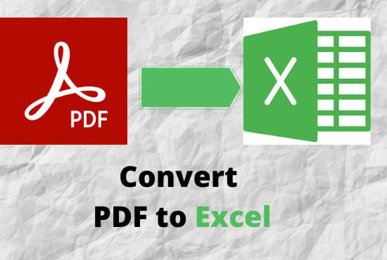 I will convert PDF to excel sheet, PDF to spreadsheet