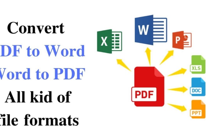 I will convert PDF to word or excel, scanned jpg, pdf to word or excel
