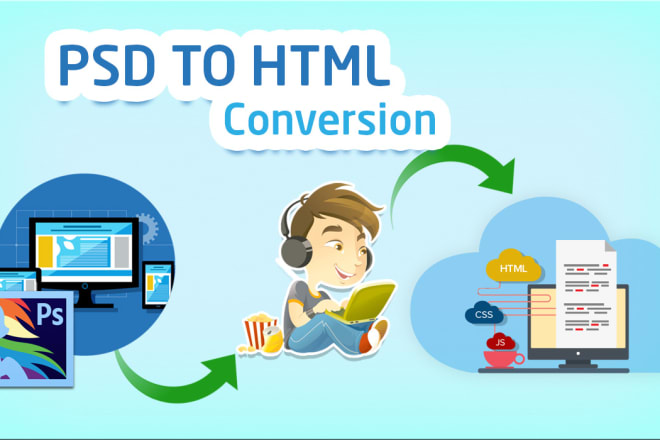 I will convert PSD to HTML, sketch, figma, xd to HTML, responsive, optimized, animated