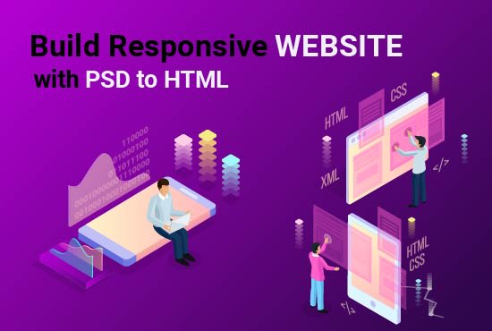I will convert psd to html with smooth animation, responsive, effective and clean code