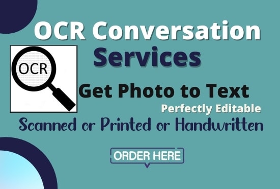 I will convert scanned documents to text word jpg to pdf editable using ocr software