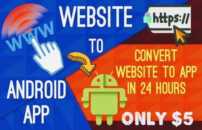 I will convert website to app with publish on playstore