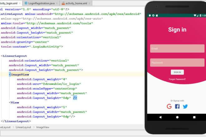 I will convert your design from adobe xd,figma into XML in android