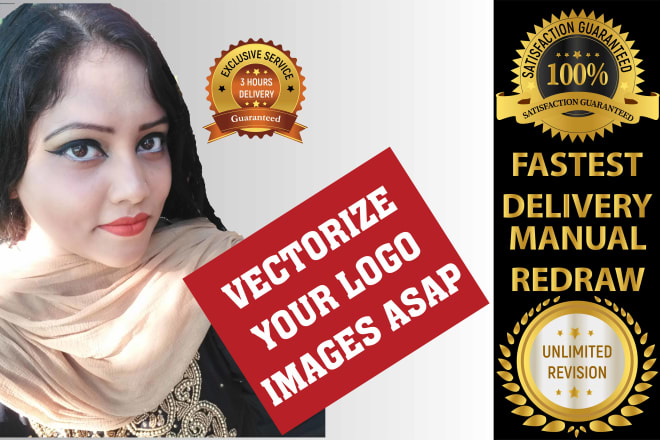 I will convert your image logo to vector within 3 hours