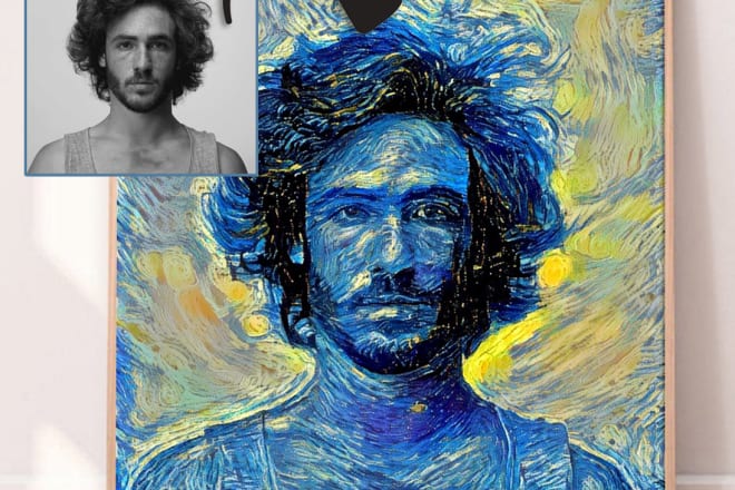 I will convert your photo to awesome van gogh style