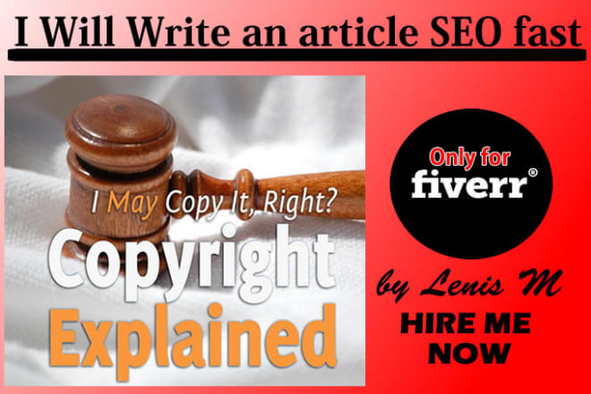 I will copywrite an article with keyword fast