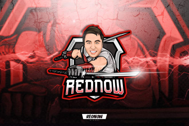 I will craft your photo into a avatar, mascot logo, gaming, twitch