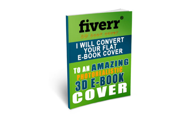 I will create 3 thin soft cover 3d books