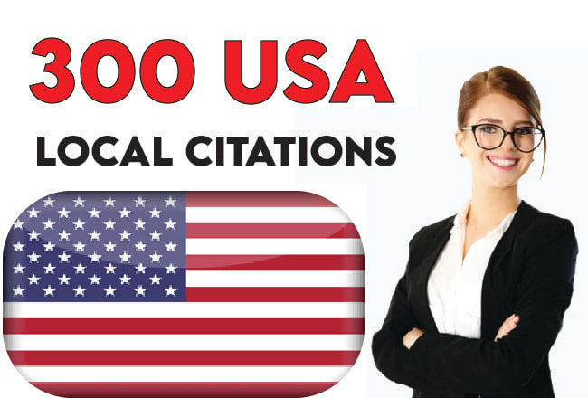 I will create 300 USA local citations and directory submission