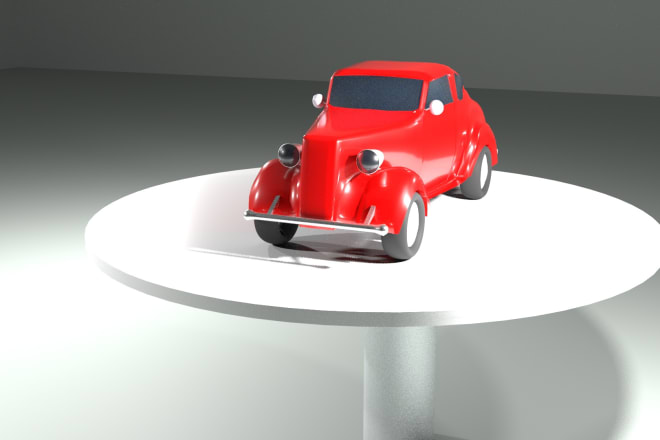 I will create 3d car for games