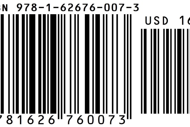 I will create a barcode and isbn for your book