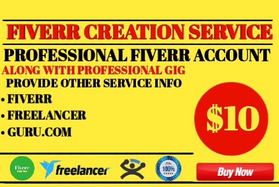 I will create a best fiverr account for brand