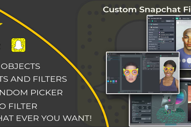 I will create a custom snapchat filter