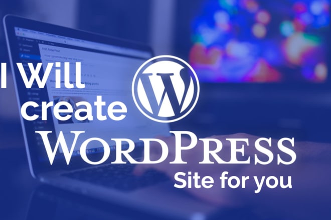 I will create a custom wordpress site