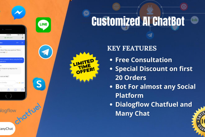 I will create a customized ai chatbot