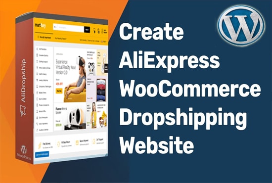 I will create a dropshipping woocommerce website use wordpress