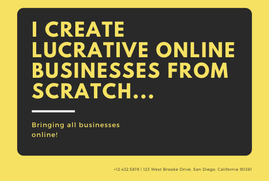 I will create a fully automated online business from scratch