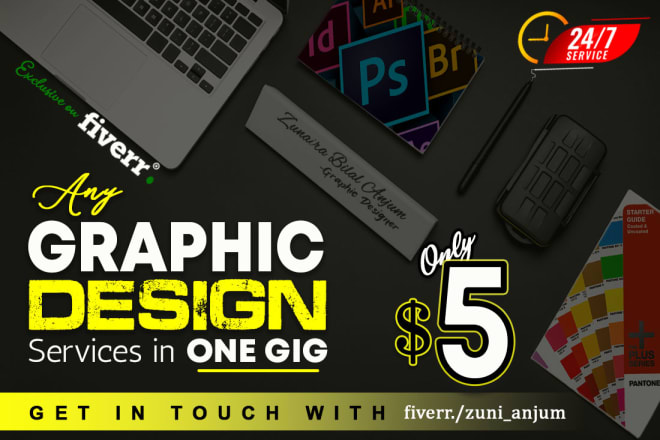 I will create a graphic design service with creative ideas