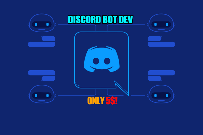 I will create a professional discord bot for you