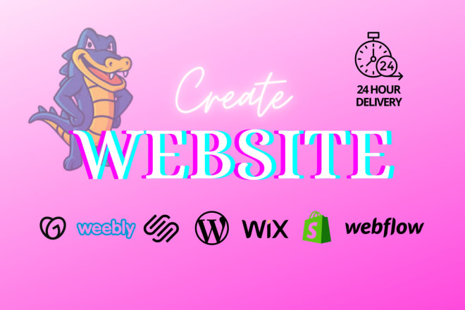 I will create a professional website for you on wordpress wix squarespace weebly