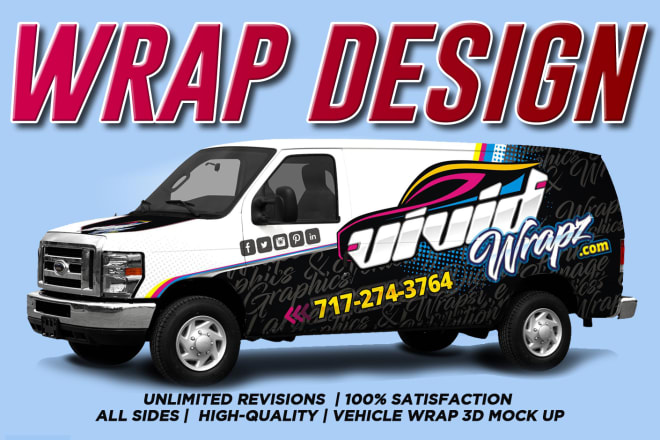 I will create amazing car wrap design