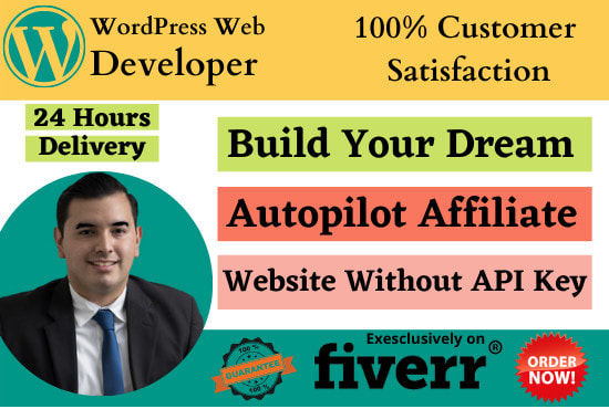 I will create amazon affiliate websites without using API keys