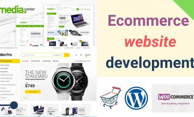 I will create an ecommerce website from scratch