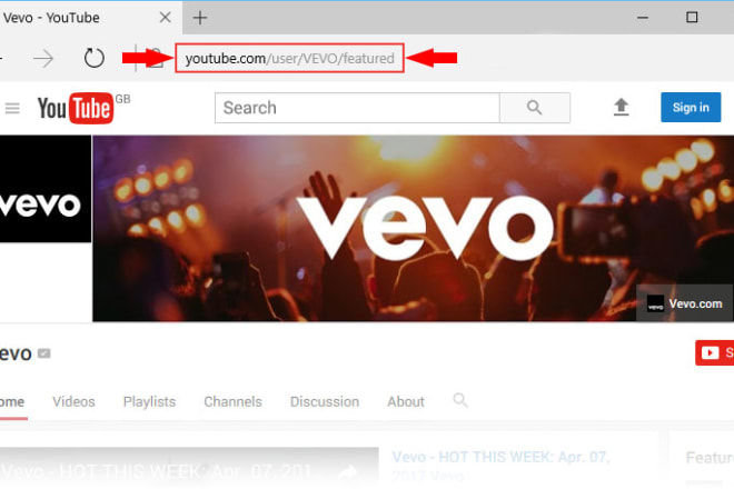 I will create an official artist vevo channel