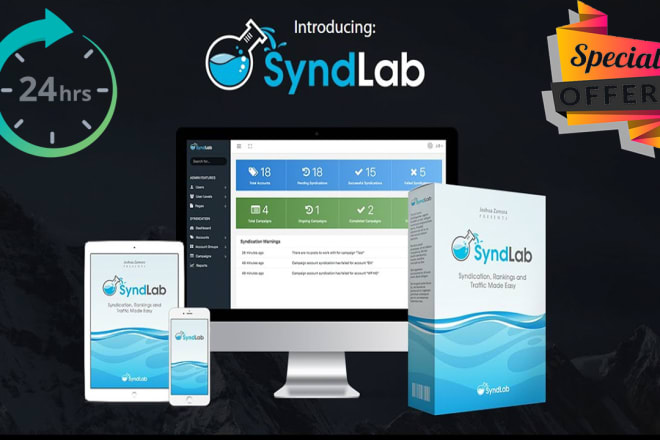 I will create and add syndlab accounts in just 24 hrs