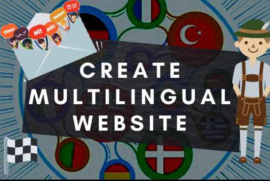 I will create and design multilingual website with wix