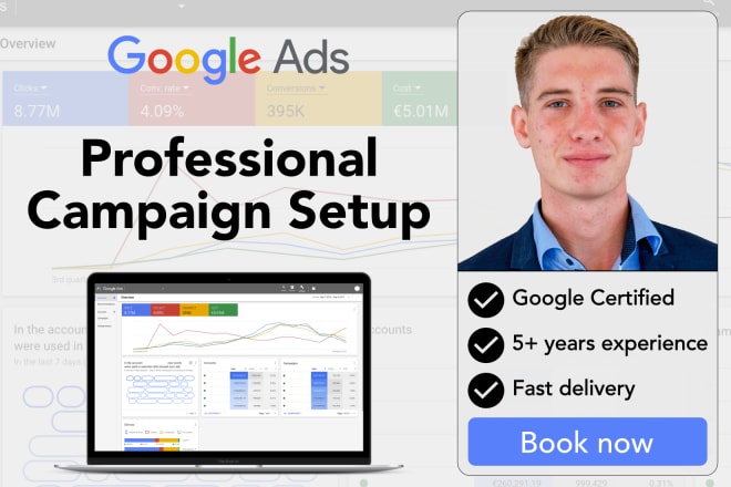I will create and manage google ads campaigns with outstanding results