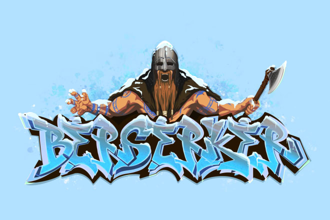 I will create any custom team logo, graffiti style, for your needs