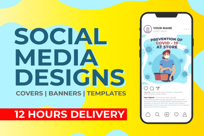 I will create any graphic design for your social media