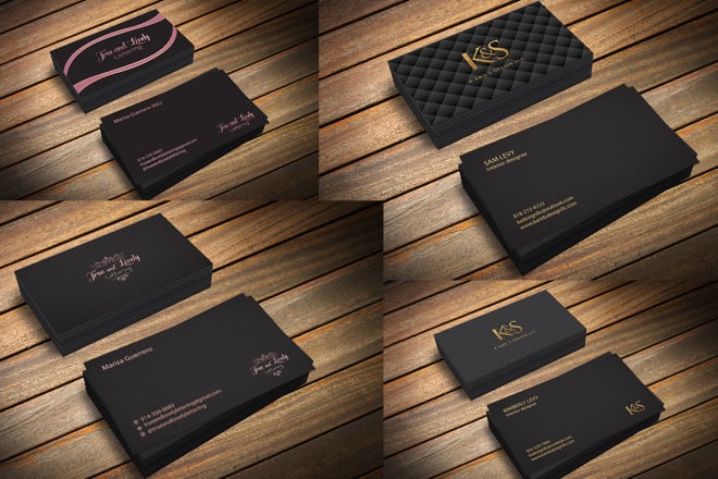 I will create appealing business cards for you with elegant design