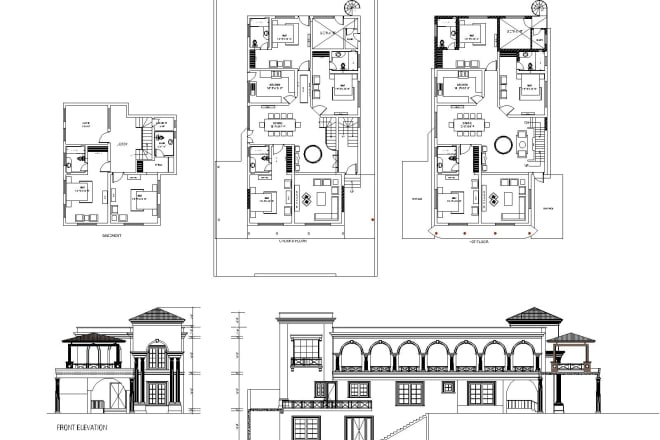 I will create architectural drawings 2d 3d in autocad and revit