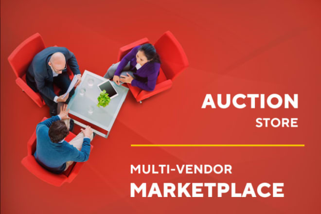 I will create auction bidding website,multi vendor auction website
