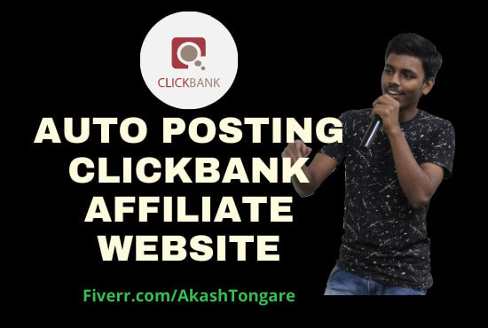 I will create automate clickbank affiliate website