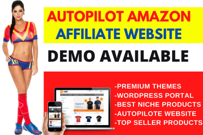 I will create autopilot amazon affiliate store for easy money