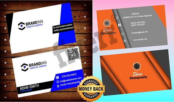 I will create awesome business or visiting card design