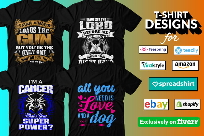 I will create best typography for tshirt printing and webstore