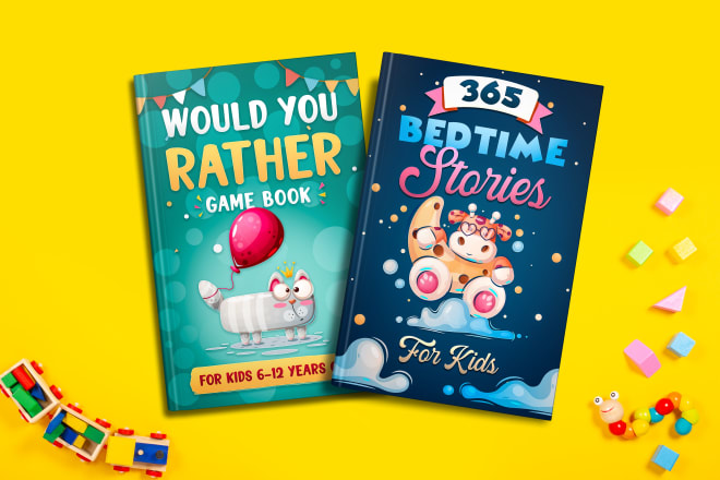 I will create book cover for kids