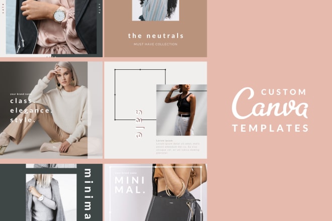 I will create canva templates for a stunning feed