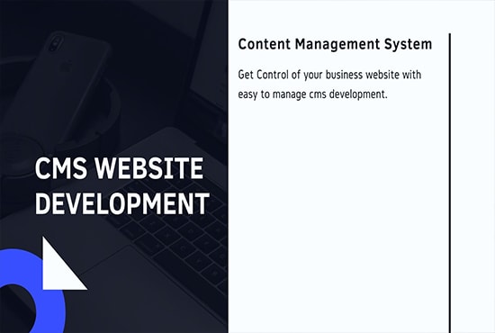 I will create cms development and design cms developer website builders and cms