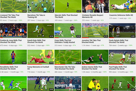I will create copyright free football video for your monetized youtube channel