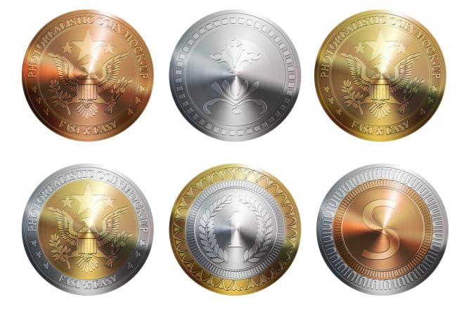 I will create crypto, ico coin,token or badge